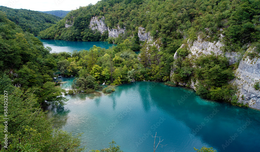 Landscapes of Plitvice National Park, Croatia