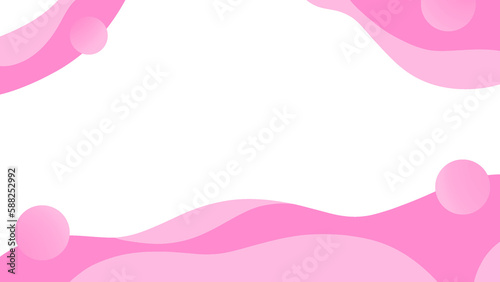 pink background with wave template
