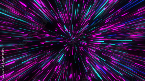 Seamless abstract particles background.Starburst Particle Party Stage Background