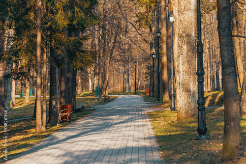 Wysowa Zdrój, spacer w parku zdrojowym