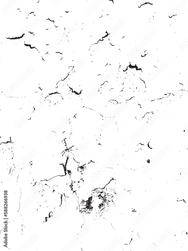 Rough Black and White Vector Texture with Distressed Overlay - Grunge Abstract Background Design for Illustration.Black and white grunge texture.