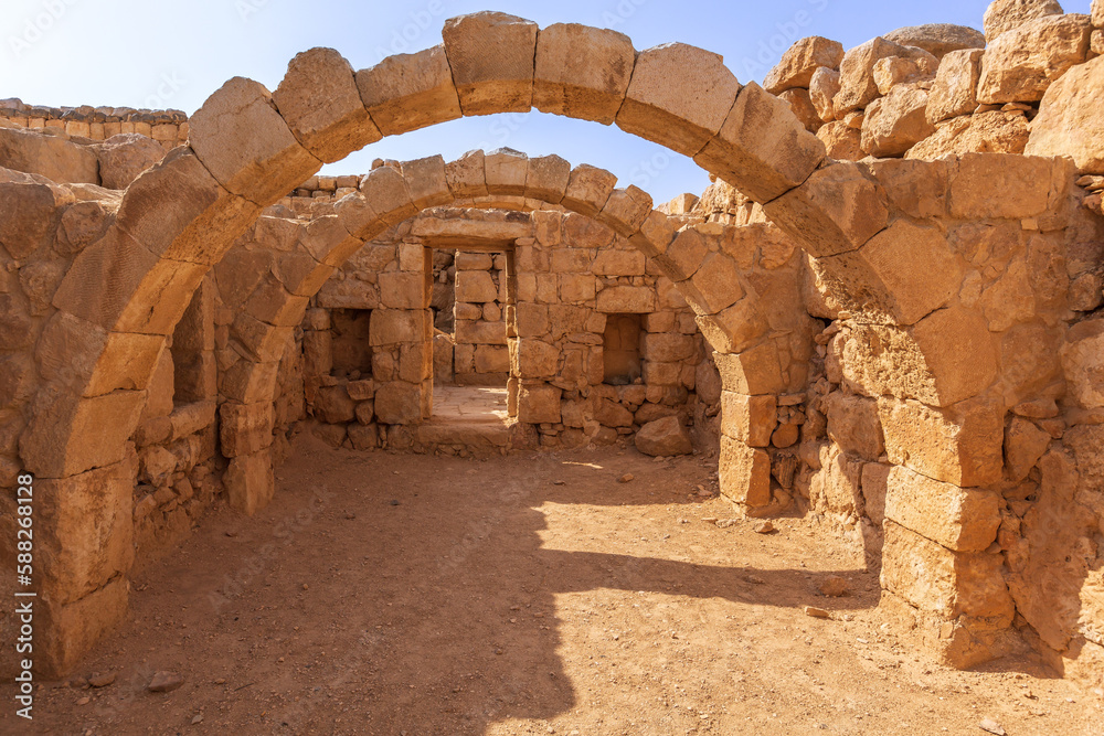 Qasr Al Hallabat desert castle, Jordan