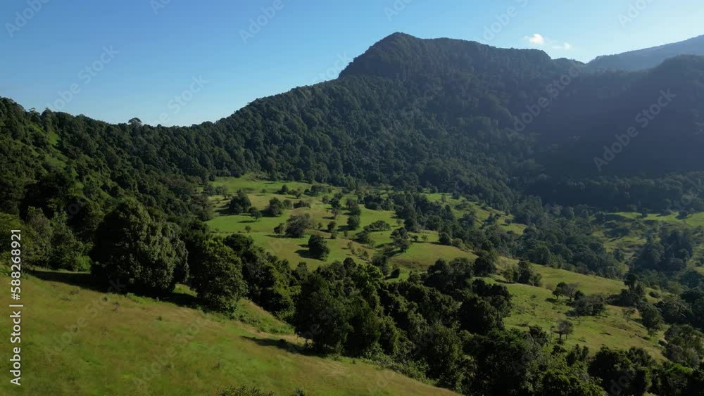 Aerial views of the boarder crossing in the upper Numinbah Valley, Queensland and Northern New South Wales. Aerial views of the boarder crossing in the upper Numinbah Valley, Queensland and Northern New South Wales.