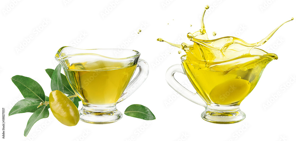 Extra virgin olive oil jar and green branch isolated on white background. Extra virgin olive oil jar and green branch isolated on white background.