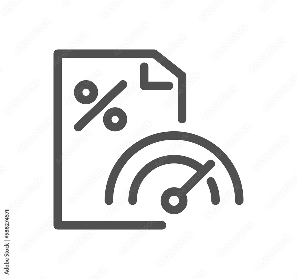 Credit rating related icon outline and linear symbol.
Credit rating related icon outline and linear symbol.