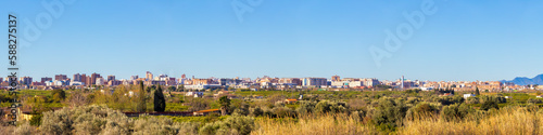 Obraz na plátne Captivating Panoramic View of Castellón de la Plana, Spain