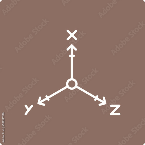 Coordinate Axis Icon