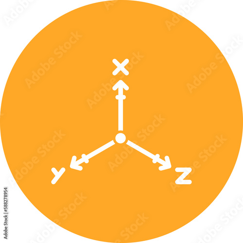 Coordinate Axis Icon