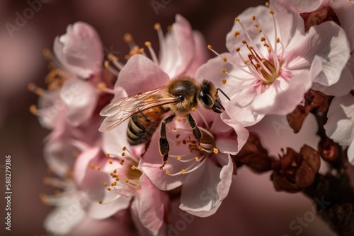 Bee in flower