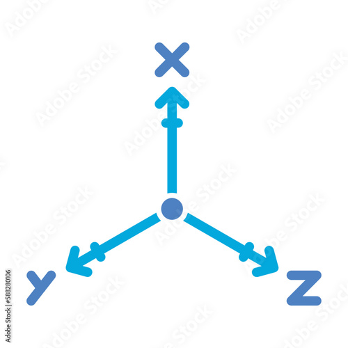 Coordinate Axis Icon