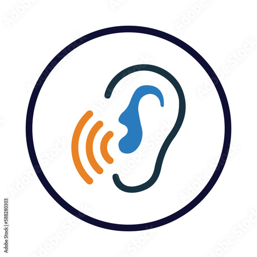 audio, audiology, ear, WIFI, audiology icon