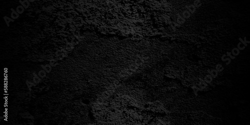 Wall full of scratches. grungy cement texture for background, scary dark wall. black wall abstract grey color design are light with white gradient background. 