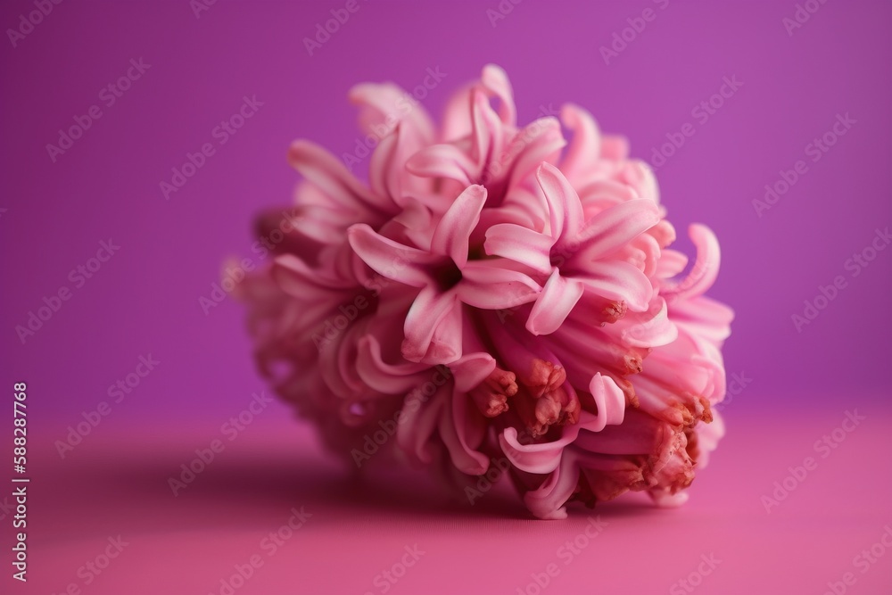 a pink flower on a purple background with a pink background behind it and a pink background behind it with a pink background and a pink background. generative ai a pink flower on a purple background with a pink background behind it and a pink background behind it with a pink background and a pink background. generative ai