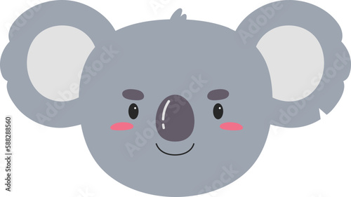 Photography Koala Cartoon Face Illustration