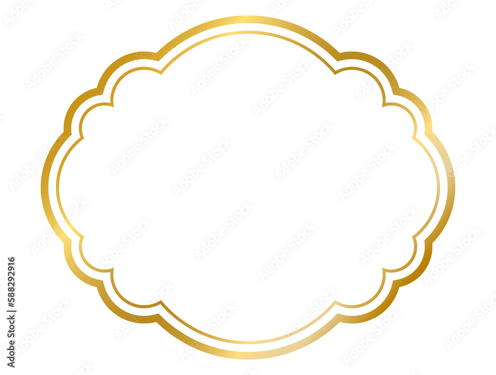 decorative frames banner label collection png transparent background transform Your designs with gold frame