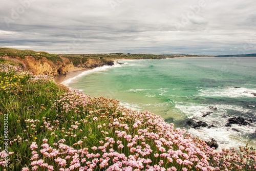 Beautiful view of the sea on a sunny summer day