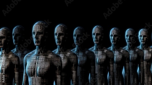 army of humanoid robots