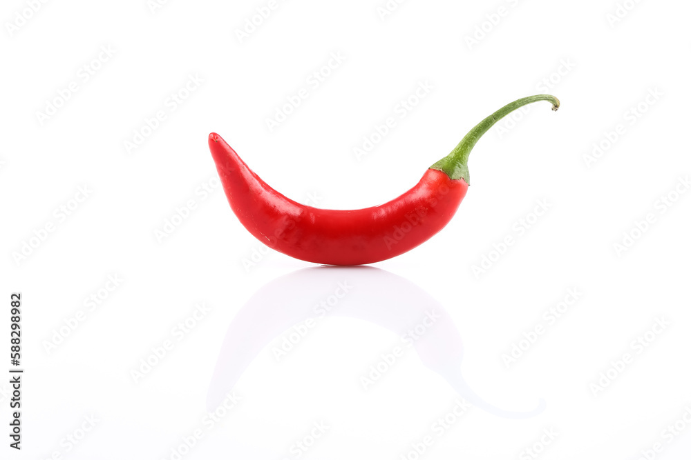 Red chili pepper isolated on a white Red chili pepper isolated on a white