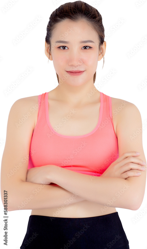 Beautiful portrait young asian woman in sport clothing with satisfied and confident, girl asia have shape and wellness, exercise for fit with health concept. Beautiful portrait young asian woman in sport clothing with satisfied and confident, girl asia have shape and wellness, exercise for fit with health concept.