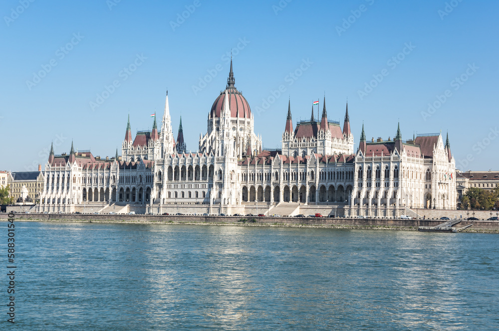 The Hungarian Parliament Building in Budapest