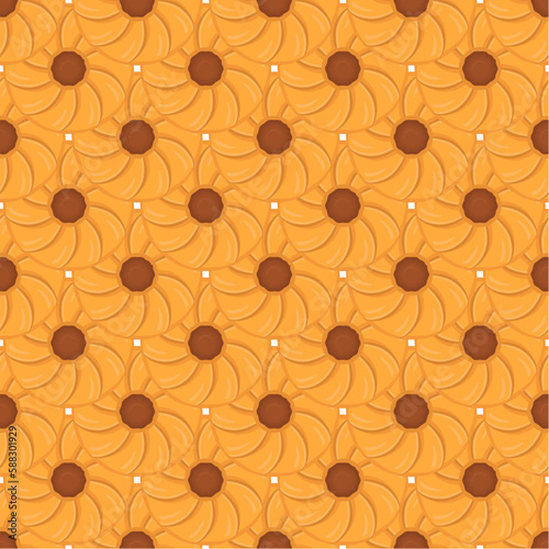 Pattern homemade cookie different taste in pastry biscuit