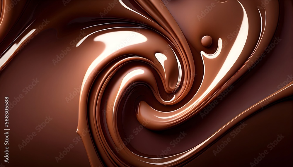 チョコレートの背景 Generative AI チョコレートの背景 Generative AI