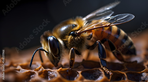 Complexity of bees in their hive is revealed. Generative AI