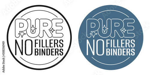 Pure Stamp - no fillers and no binders, clean 