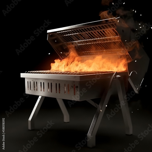 barbecue grill,ai generative