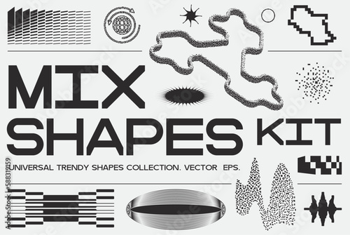 Vector Strange Extraordinary Graphic Assets composition