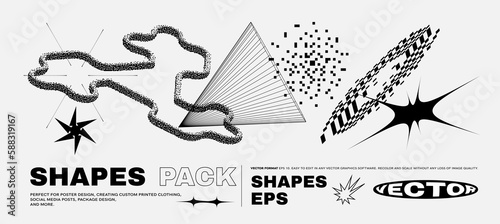 Vector Strange Extraordinary Graphic Assets composition