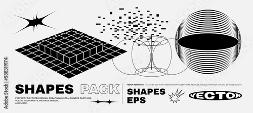 Vector Strange Extraordinary Graphic Assets composition