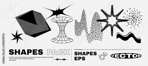 Vector Strange Extraordinary Graphic Assets composition