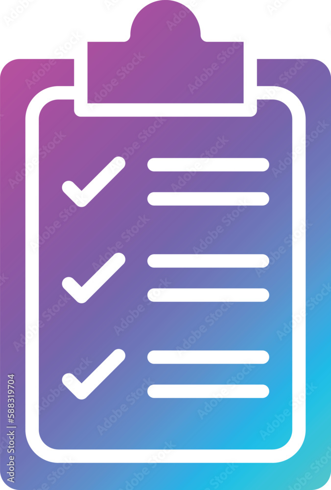 Checklist Vector Icon Design Illustration Checklist Vector Icon Design Illustration