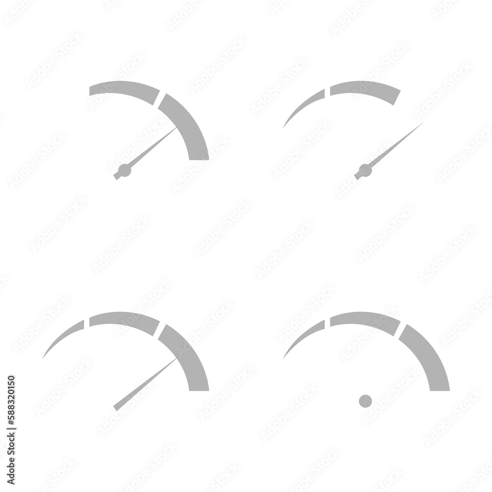speedometer icon on a white background, vector illustration speedometer icon on a white background, vector illustration