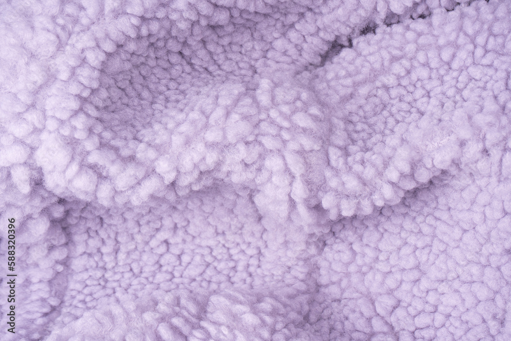 Obraz premium Purple fur texture as a background.