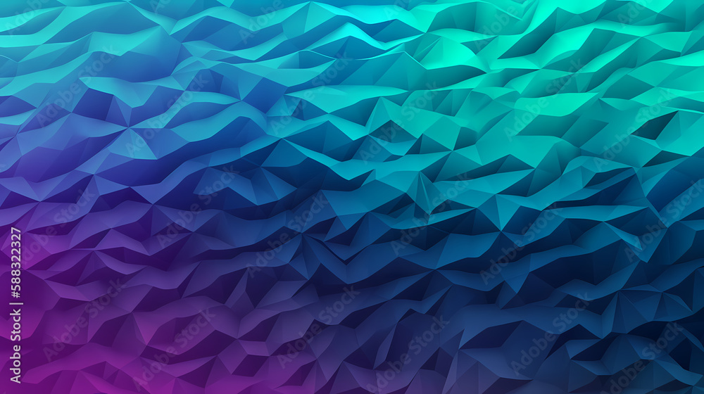 Obraz premium Abstract blue and pink background with triangles