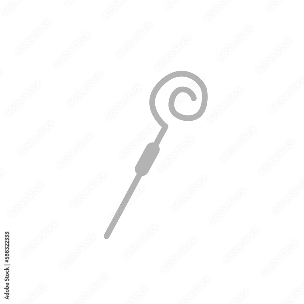 stick icon on a white background, vector illustration stick icon on a white background, vector illustration