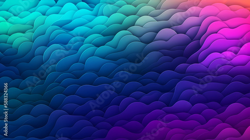Abstract coral reef underwater multicolor