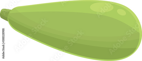 Summer zucchini icon cartoon vector. Vegetable squash. Agriculture food