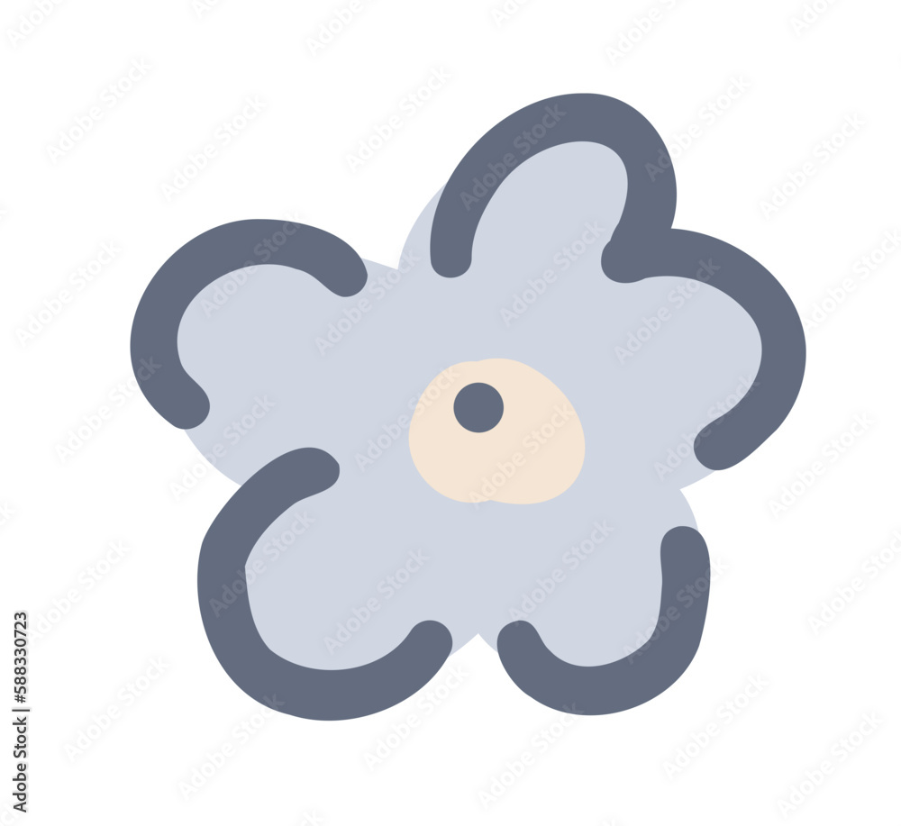 Kawaii Flower Cute Botanical Leaf Wildflower Kawaii Flower Cute Botanical Leaf Wildflower