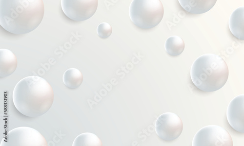Silver texture gradient collection. Shiny and metal steel gradient template for chrome border, silver frame, ribbon or label design. Shiny 3d white sphere of balls background.