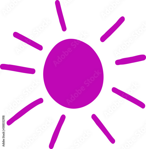 purple sun