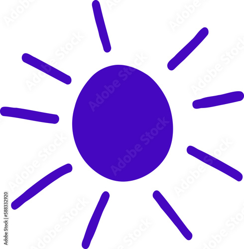 blue sun