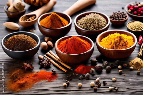 Fototapeta Naklejka Na Ścianę i Meble -  spices and herbs