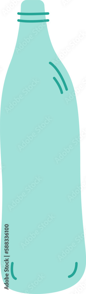Plastic Bottle Illustration