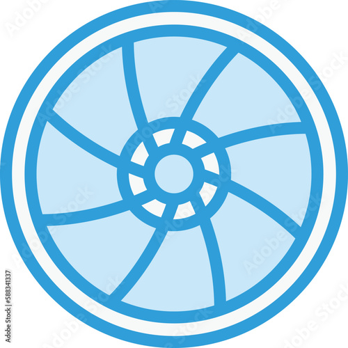 Lens Vector Icon Design Illustration