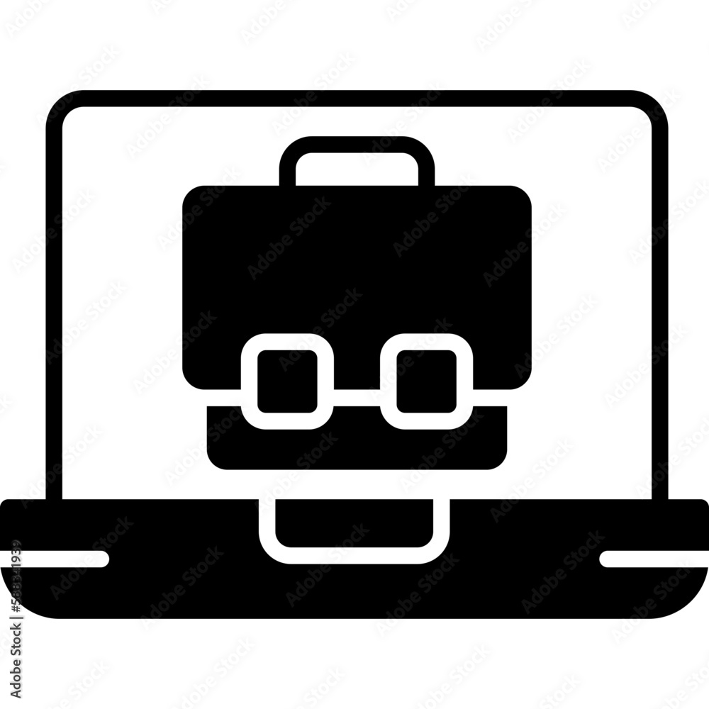 Telecommuting Icon Telecommuting Icon