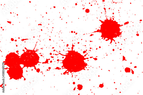 Grunge red droplet splash textured background (Vector). Use for blood decoration, halloween, bleeding injury