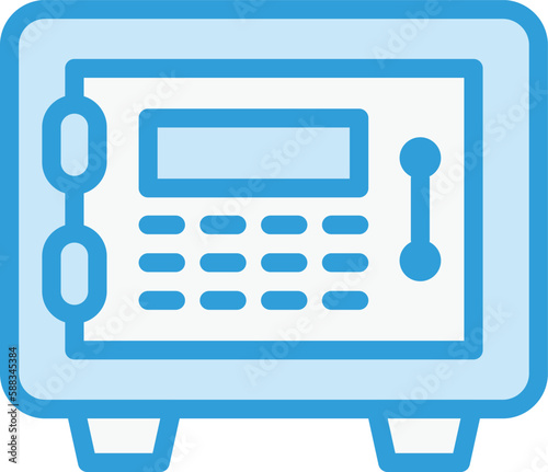 Safe box Vector Icon Design Illustration